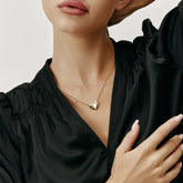 Amara Necklace Gold Heart Pendant Necklace
